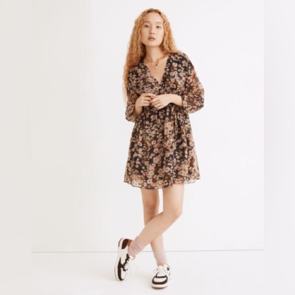 Madewell Autumn Floral Dress